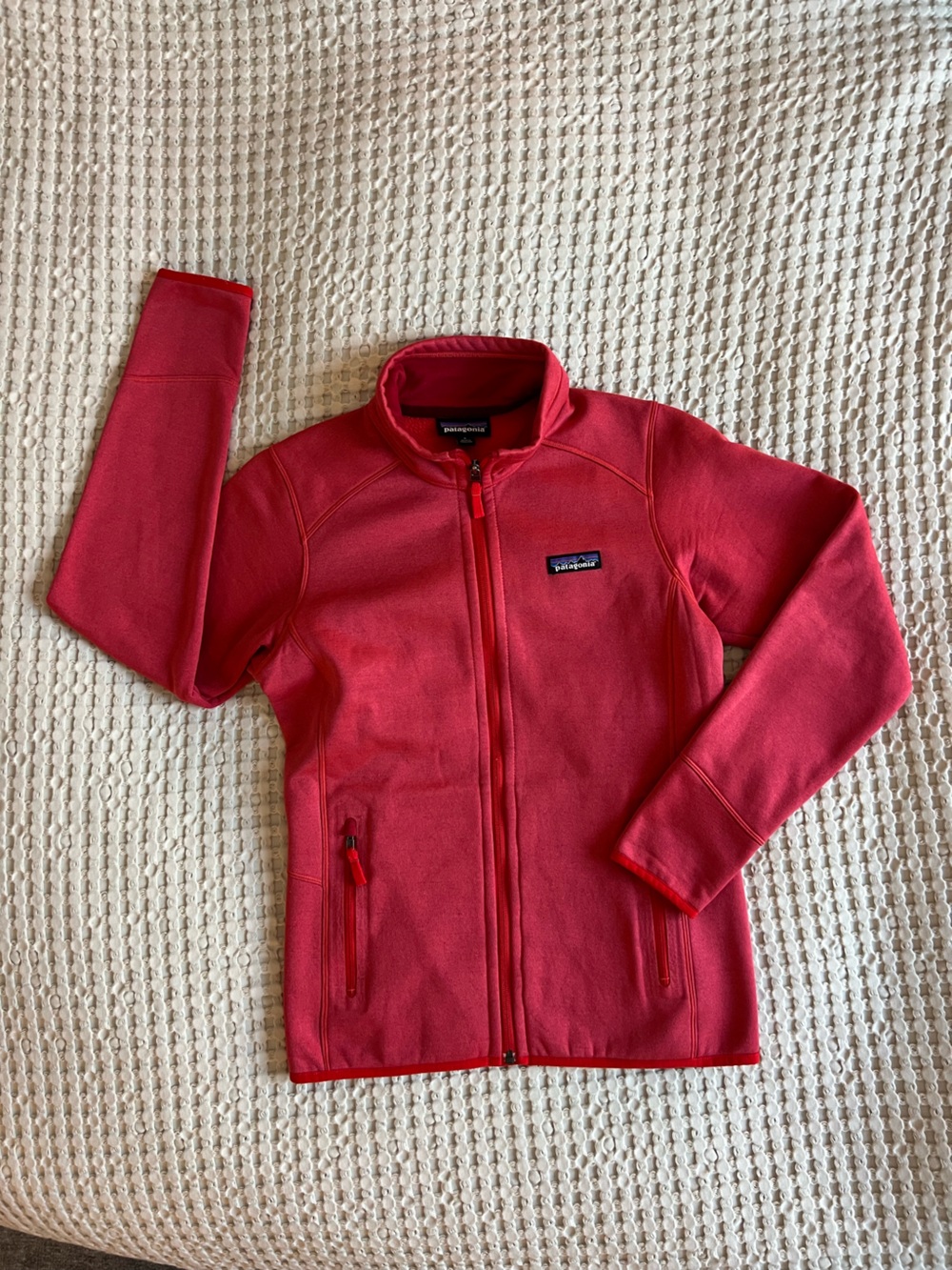 Patagonia Women's Tech Fleece Jacket French Red Size S
